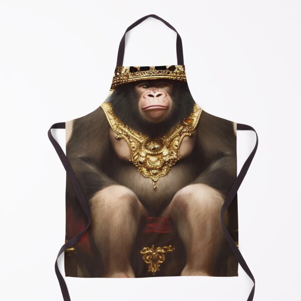 Item preview, Royal Ape Sitting On Royal Chair designed and sold by Itsheartshop.