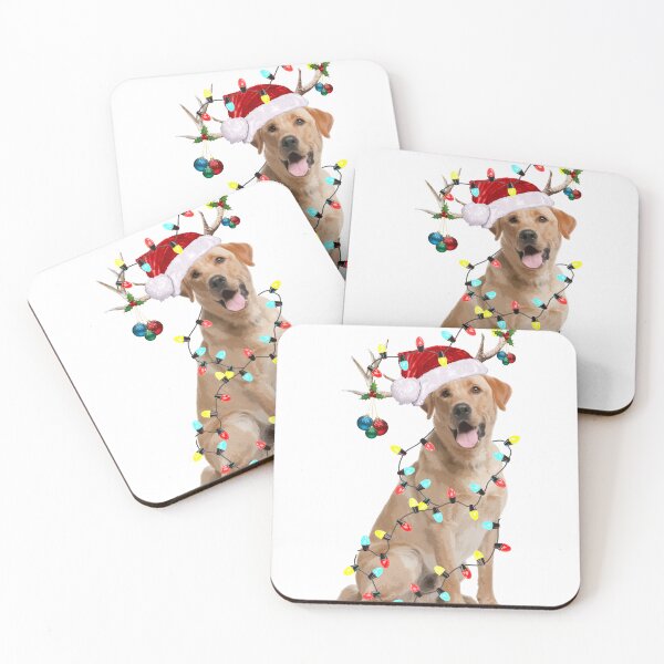 Item preview, Cute Labrador Retriever Santa Reindeer Christmas Lights designed and sold by sheamgjirij.