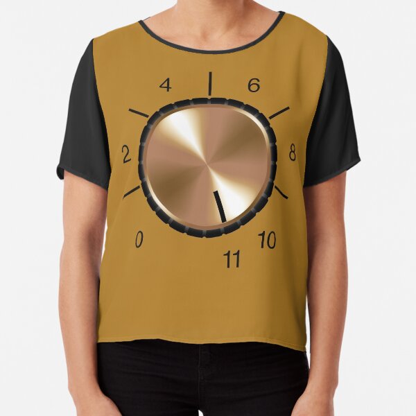 NDVH Volume Knob Chiffon Top