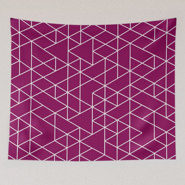 Item preview, triangles, white and medium purple designed and sold by AK-minimalist.