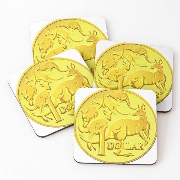 Item preview, Australian One Dollar Coin Kangaroo designed and sold by 2AGoodHome.