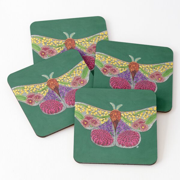 Item preview, Australian Botanical Moth designed and sold by Sarah Sheldon.