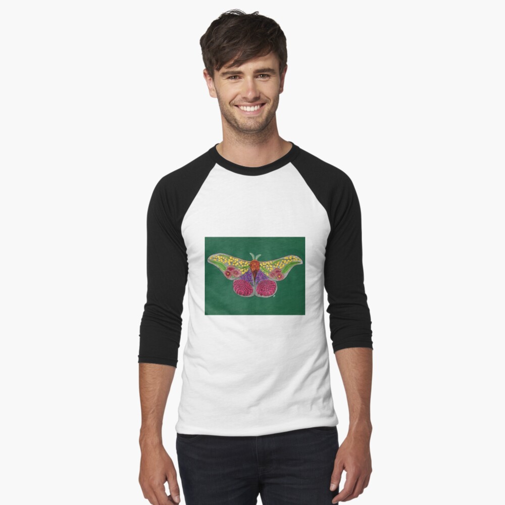 Item preview, Baseball ¾ Sleeve T-Shirt designed and sold by avibrantnest.