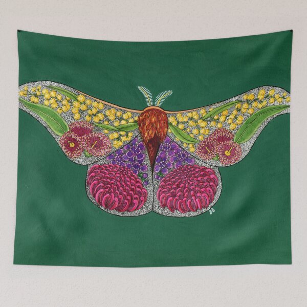 Item preview, Australian Botanical Moth designed and sold by Sarah Sheldon.