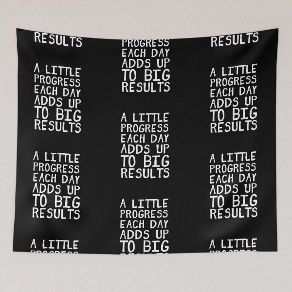 Item preview, a little progress each day adds up gym inspiration designed and sold by lemarherreraf.