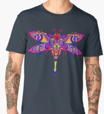 Ornate Dragonfly Art Men's Premium T-Shirt