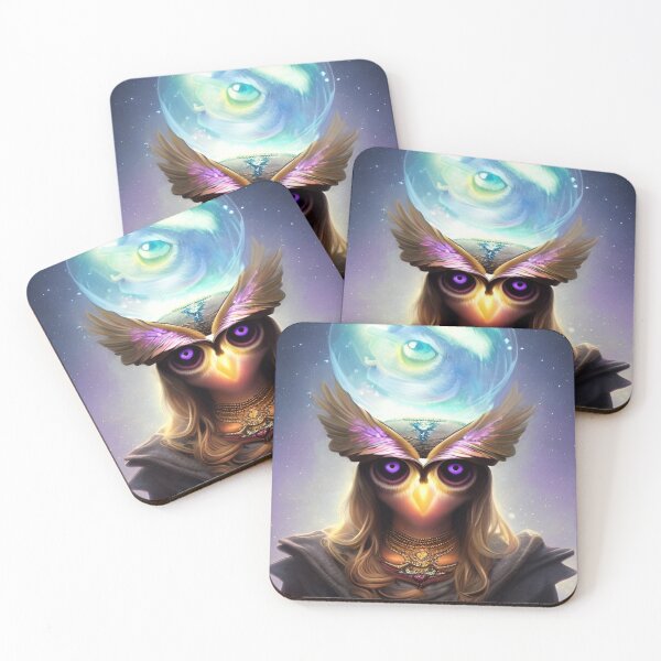 Item preview, Cosmic Spiritual Owl designed and sold by Itsheartshop.