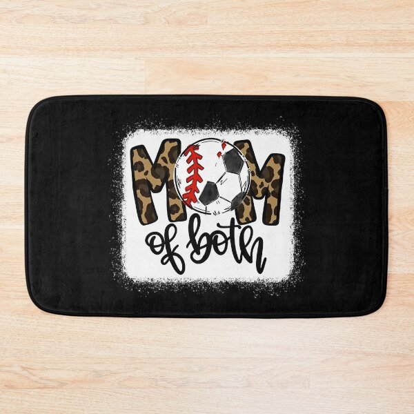Item preview, Mom Of Both Leopard Baseball Soccer designed and sold by Helbon-art.