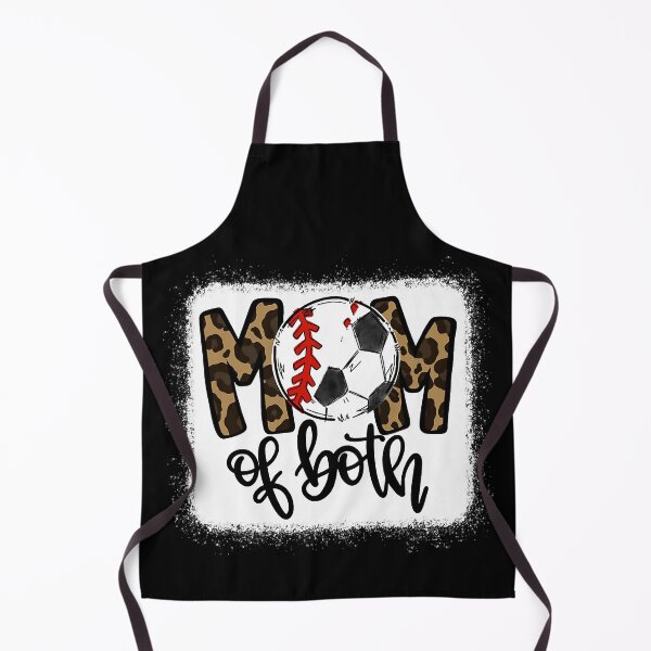 Item preview, Mom Of Both Leopard Baseball Soccer designed and sold by Helbon-art.