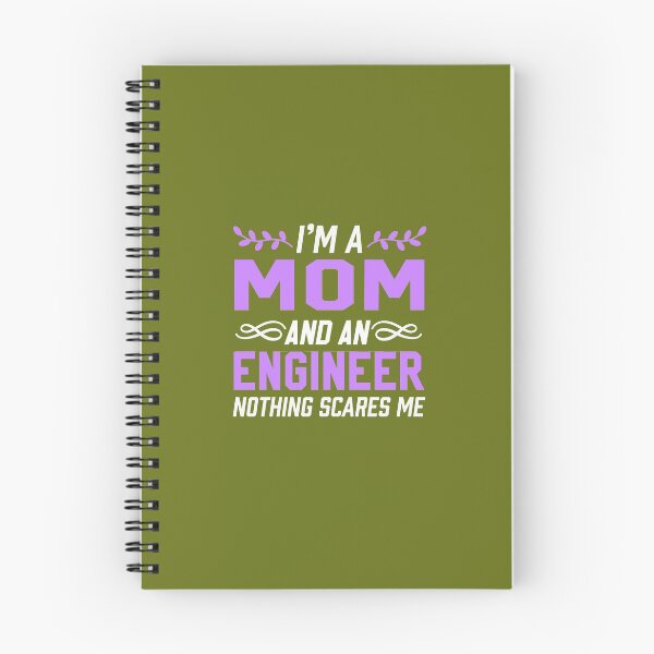Item preview, I'm A Mom & Engineer Nothing Scares Me  designed and sold by AlwaysAwesome.