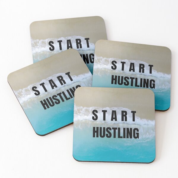Item preview, Start Hustling  Self Motivation With Ocean Waves Seascape designed and sold by HappyLife4U.
