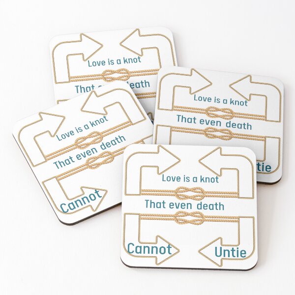 Item preview, Love is a knot that even death cannot untie, positive, response  designed and sold by Lessonsprint.