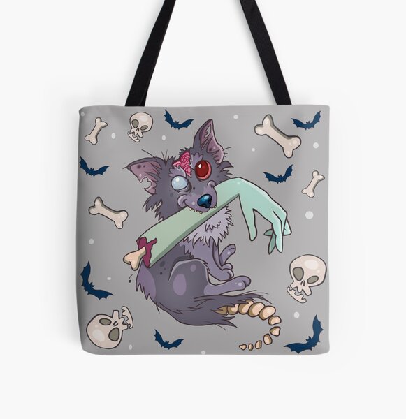 Rufus zombie dog All Over Print Tote Bag