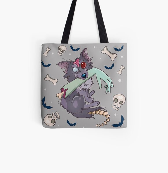 Rufus zombie dog All Over Print Tote Bag