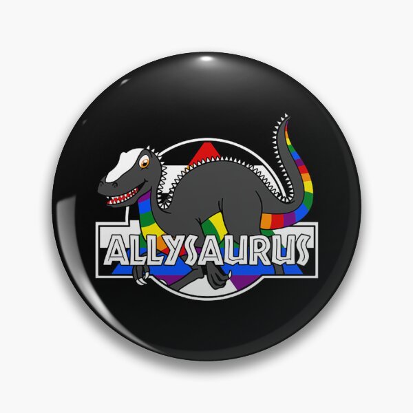 Item preview, allysaurus pride dinosaur designed and sold by lemarherreraf.