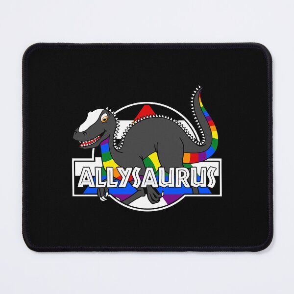 Item preview, allysaurus pride dinosaur designed and sold by lemarherreraf.