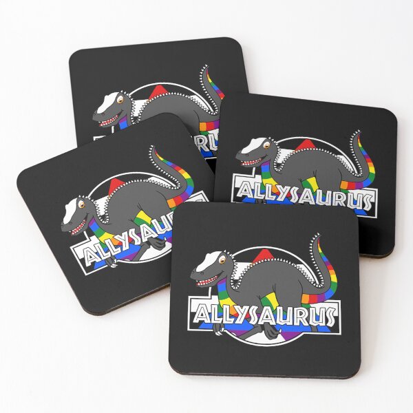 Item preview, allysaurus pride dinosaur designed and sold by lemarherreraf.