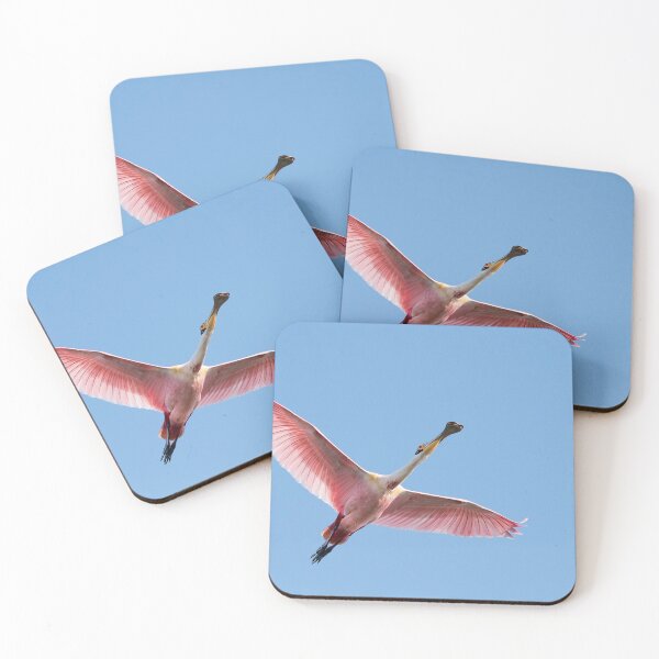 Item preview, Roseate spoonbill in Blue Sky designed and sold by Puttaswamy Ravishankar.