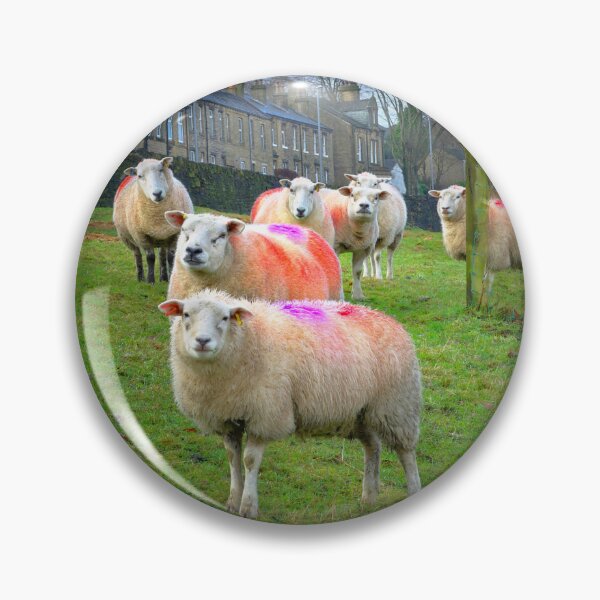 Item preview, Colourful Flock of Sheep designed and sold by Alisonchambers2.
