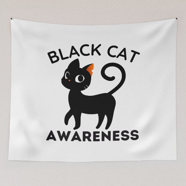 Item preview, Cute Black Cat Awareness - Call me Unlucky again Funny designed and sold by BopleDesigns.