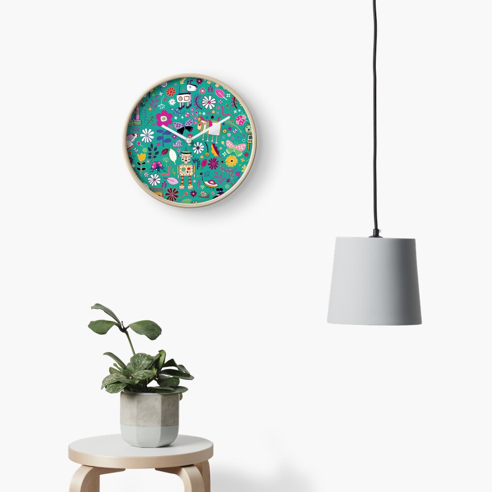Item preview, Clock designed and sold by Cecca-Designs.