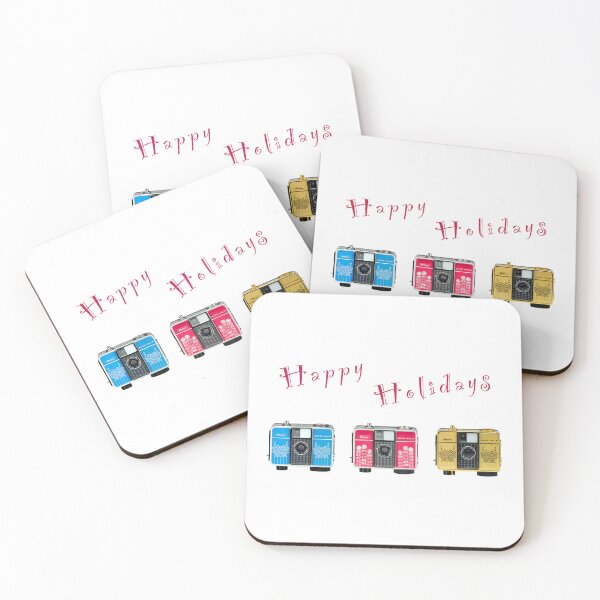 Item preview, Colorful Vintage Cameras for Happy Holidays designed and sold by vintage-designs.