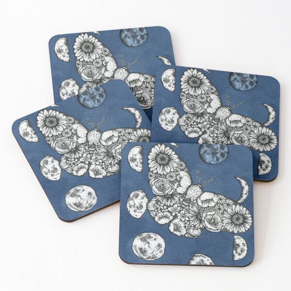 Item preview, Blue Moon Botanical Moth designed and sold by Sarah Sheldon.