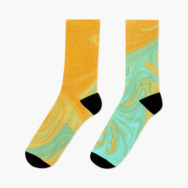 Item preview, Bright Orange Turquoise Liquid Art. Liquid Marble. Abstract Design. designed and sold by Jason123za.