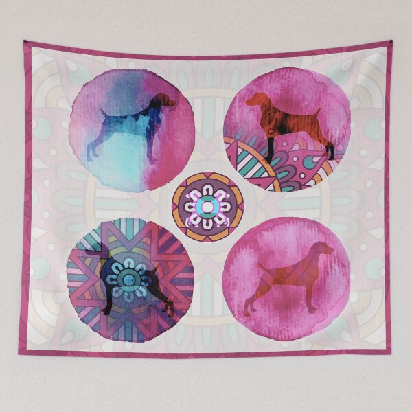 Item preview, MANDALA WEIM DREAM PINK MULTI designed and sold by bluweim.