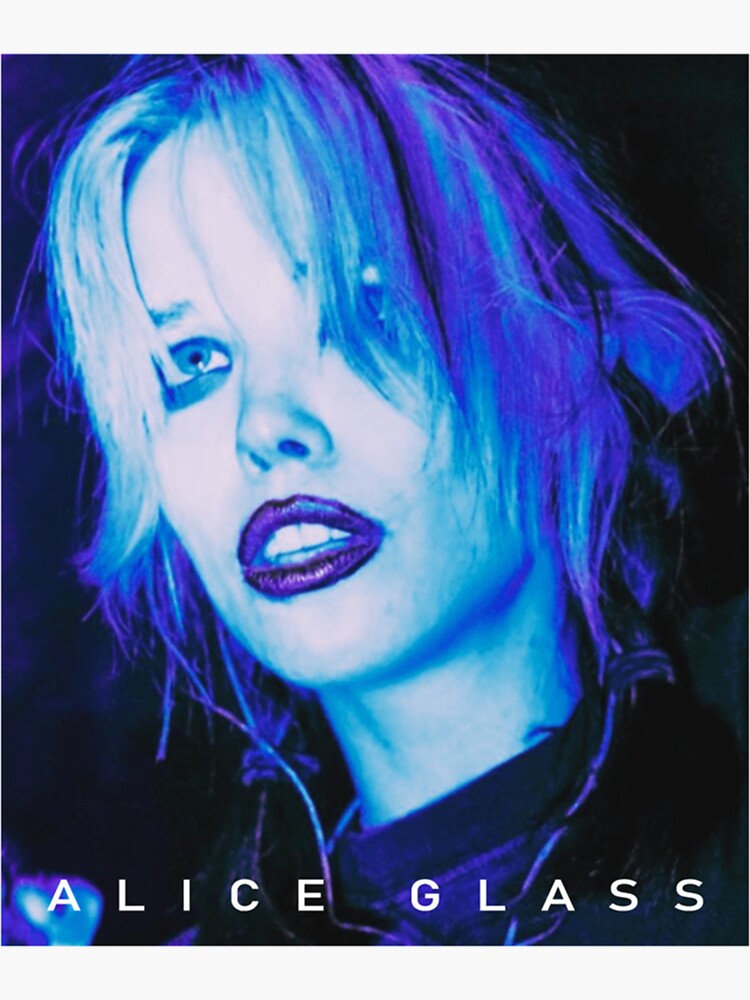 "Alice Glass " Sticker for Sale by manmacbuon Redbubble