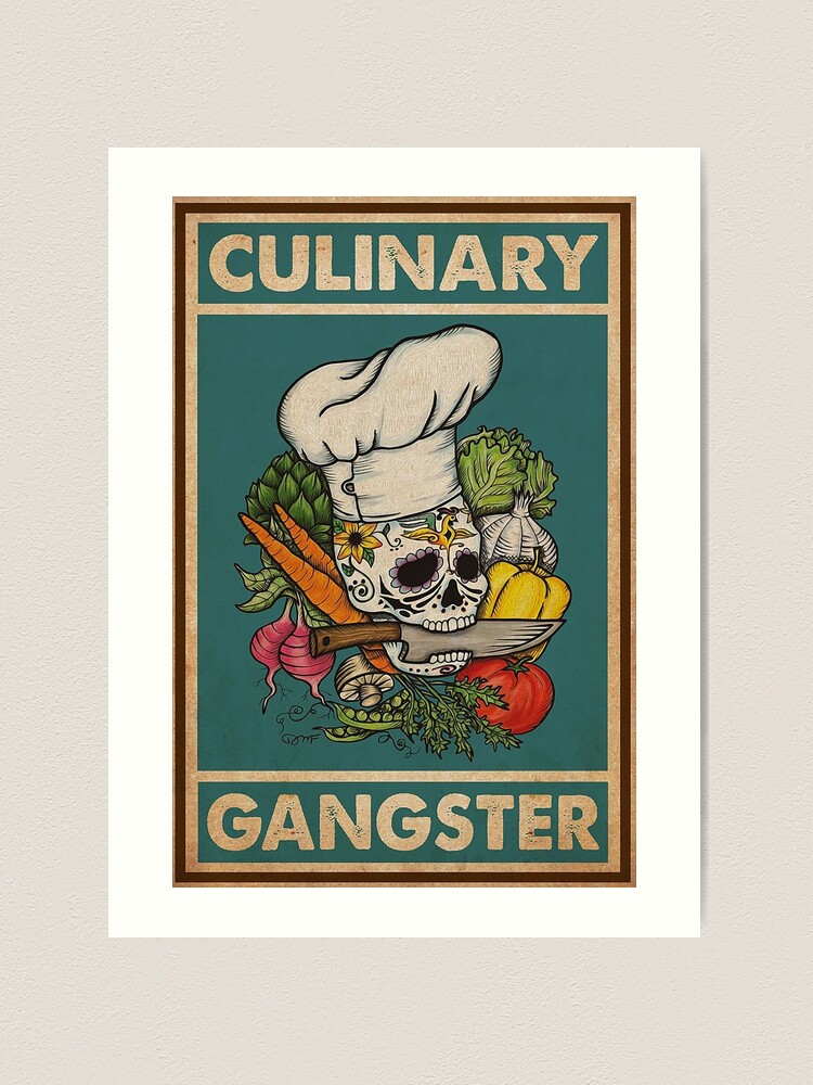 Culinary Gangster Cool Cooking Chef Gifts For Men Shirt & Hoodie 