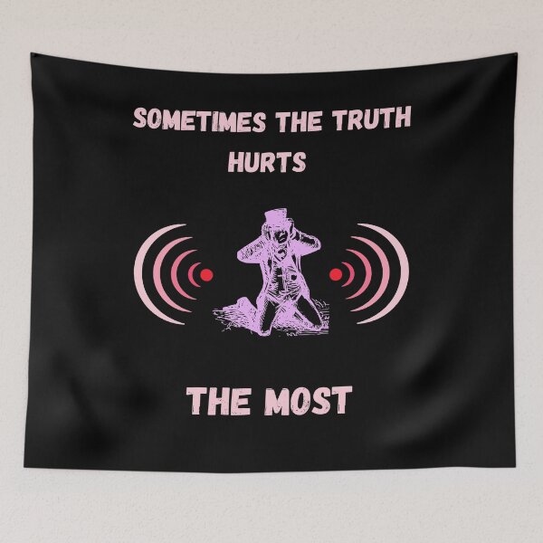 Item preview, Sometimes the truth hurts the most. Classic T-shirt designed and sold by ConradoBullhead.
