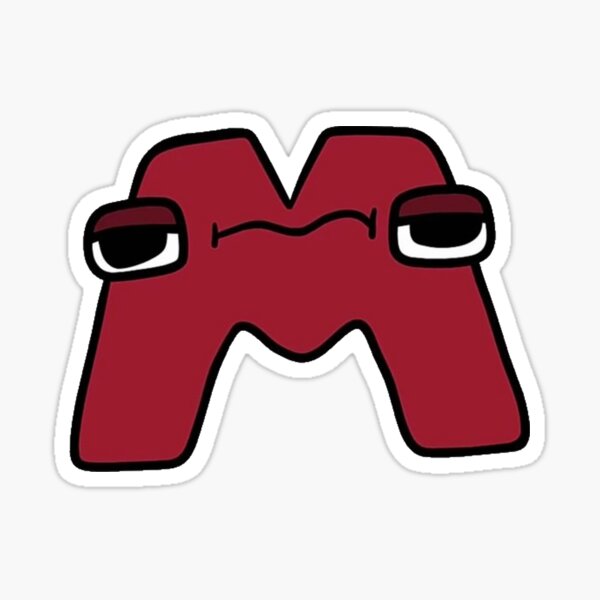 M, Alphabet Lore - Alphabet Lore - Sticker