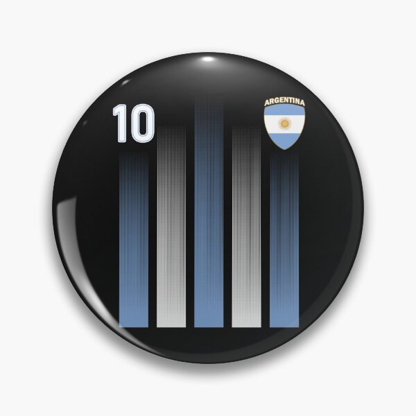 Artikelvorschau, Argentinaian Jersey Argentina Soccer Jersey 10 Football Fan T-Shirt entworfen und verkauft von Knight-Saverin.