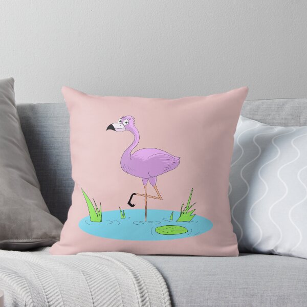 Item preview, Pink flamingo in a lake designed and sold by NoriTEEs.