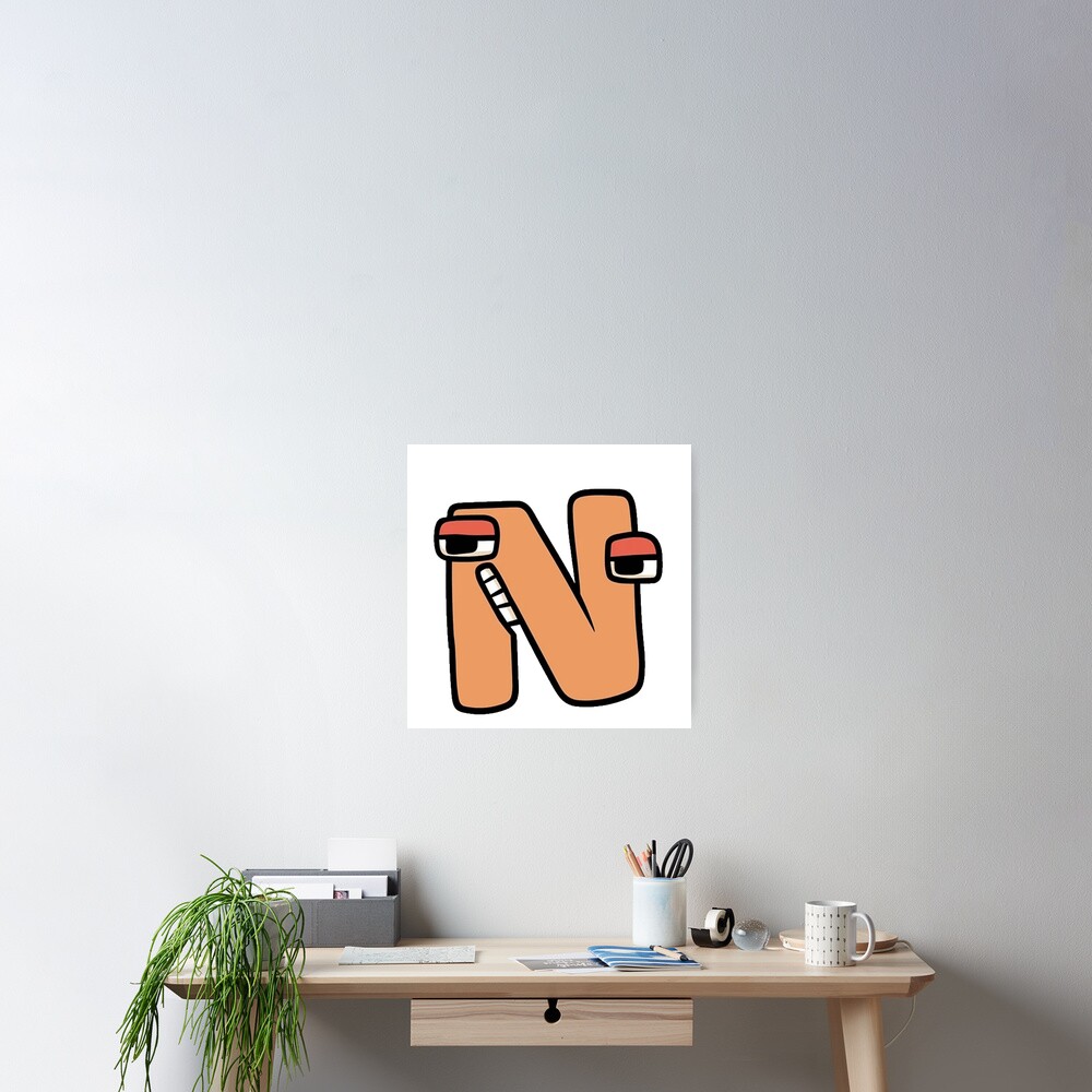 N ALPHABET LORE Canvas Print for Sale by Totkisha1