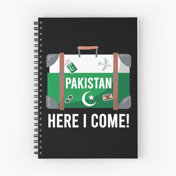 Item preview, Pakistan here I come. Pakistani flag travel design designed and sold by alltheprints.