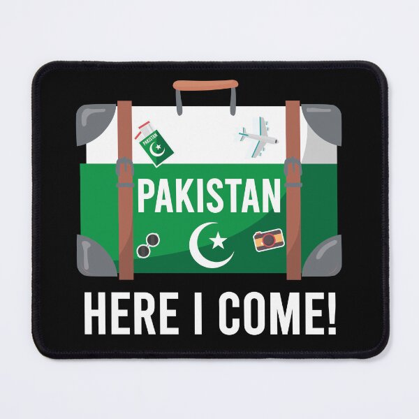 Item preview, Pakistan here I come. Pakistani flag travel design designed and sold by alltheprints.