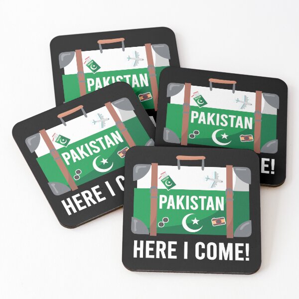 Item preview, Pakistan here I come. Pakistani flag travel design designed and sold by alltheprints.