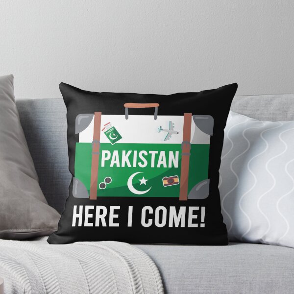 Item preview, Pakistan here I come. Pakistani flag travel design designed and sold by alltheprints.