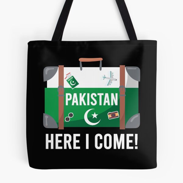 Item preview, Pakistan here I come. Pakistani flag travel design designed and sold by alltheprints.