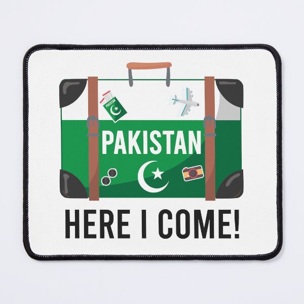 Item preview, Pakistan here I come. Pakistani flag travel design designed and sold by alltheprints.