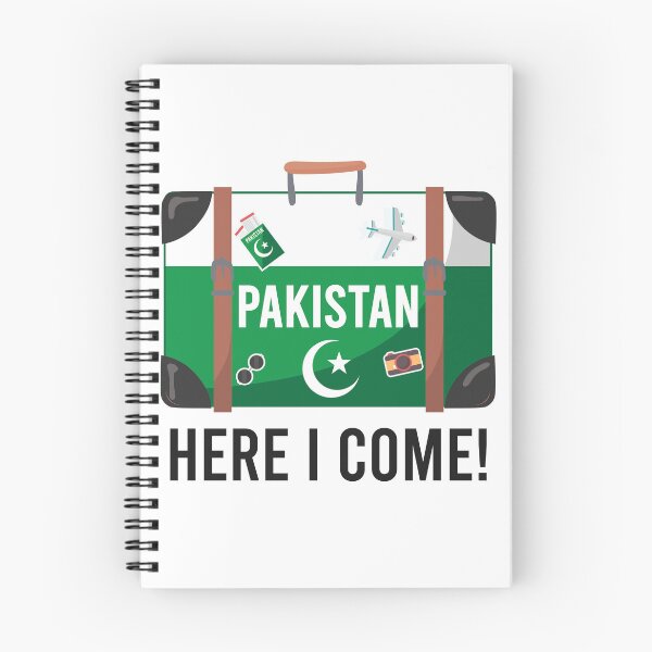 Item preview, Pakistan here I come. Pakistani flag travel design designed and sold by alltheprints.