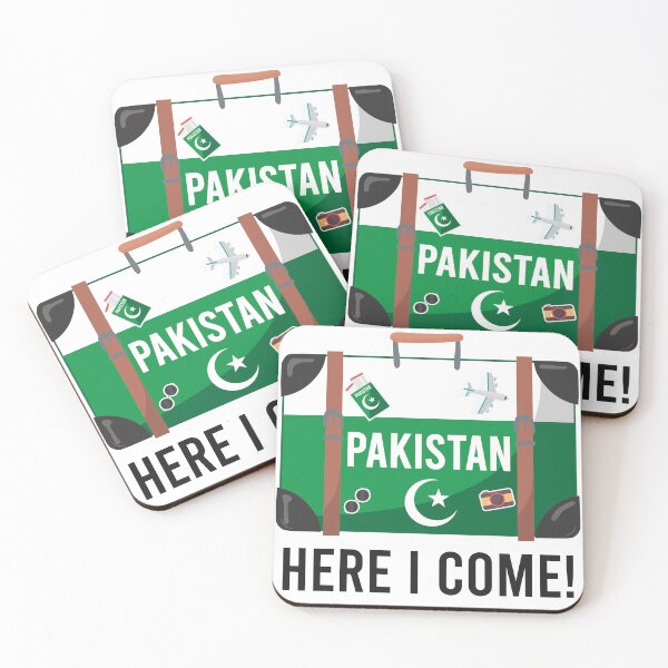 Item preview, Pakistan here I come. Pakistani flag travel design designed and sold by alltheprints.