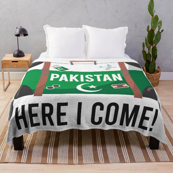 Item preview, Pakistan here I come. Pakistani flag travel design designed and sold by alltheprints.