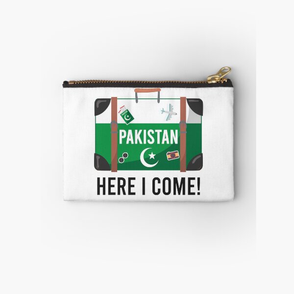 Item preview, Pakistan here I come. Pakistani flag travel design designed and sold by alltheprints.