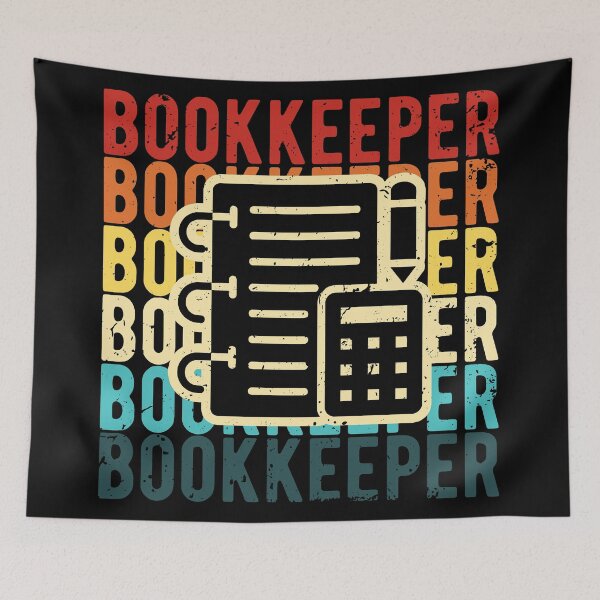 Item preview, Bookkeeping Retro Bookkeeper Vintage  designed and sold by NestaReign.