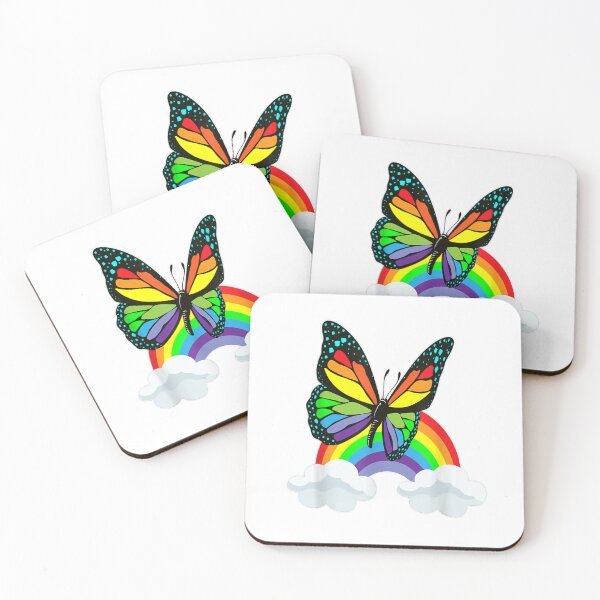 Artikelvorschau, Schmetterling Regenbogenwolken entworfen und verkauft von dinetinxsl.