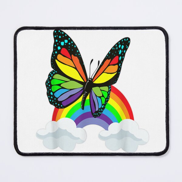 Item preview, butterfly rainbow clouds  designed and sold by dinetinxsl.