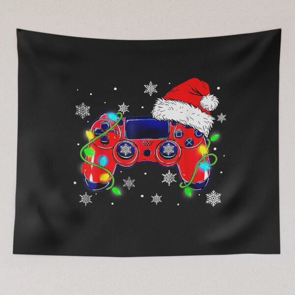 Item preview, Video Game Controller Christmas Santa Hat Gamer Boys T-Shirt designed and sold by Klaus-Gilbert.